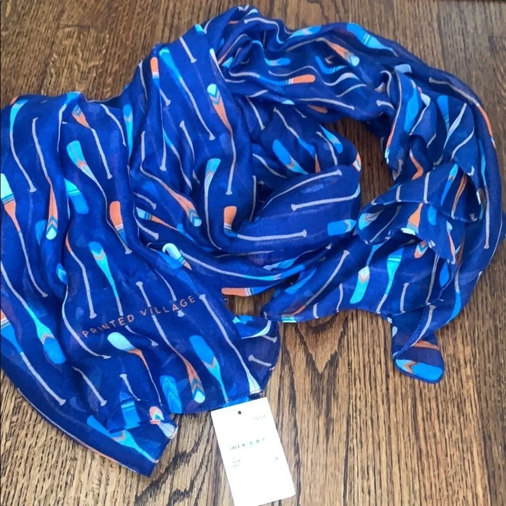 NWT Printed village scarfs